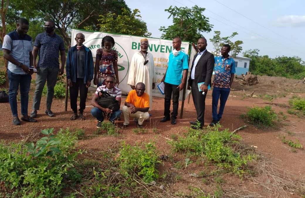 Visit of the Departmental Director Korhogo 2 and official opening of the Sarepta medical center in Tangafla